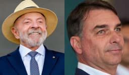 Atlas/Bloomberg: Lula tem 47,1% no 2º turno contra 42,6% de Flávio Bolsonaro