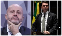 Empresas de Flávio Bolsonaro e Careca do INSS dividem a mesma sala em Brasília