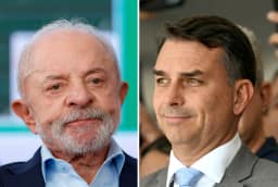 Quaest: As intenções de voto de Lula e Flávio Bolsonaro em SP, MG, RJ, PE e DF