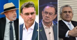 Quaest: Lula tem 4 pontos à frente de Flávio Bolsonaro no 1º turno
