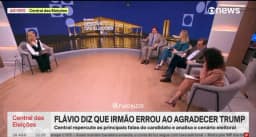 Na GloboNews, Flávio Bolsonaro é chamado de “negacionista” após sabatina no JN
