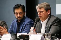Tarcísio é proibido de usar Ricardo Nunes em campanha; entenda