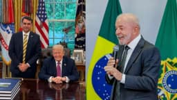 Enquanto Flávio Bolsonaro oferece o Pix a Washington, Planalto desenha “mapa do caminho” para blindar o Brasil do tarifaço