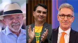 Lula, Flávio Bolsonaro e Zema viram vitrine na estreia do horário eleitoral gratuito em Minas