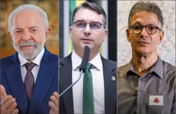DATATEMPO: Com 9,8% das intenções de voto, Zema fica longe de Lula e Flávio no primeiro turno