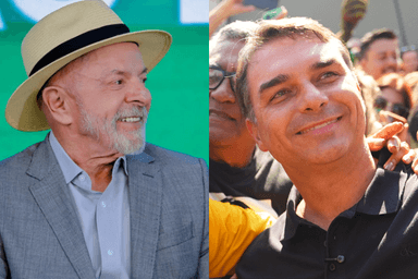 Pesquisas de agosto colocam Lula e Flávio Bolsonaro em empate nacional